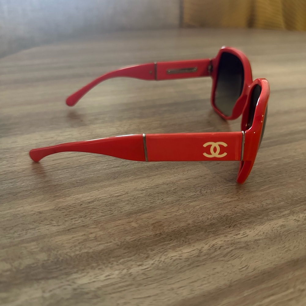 Chanel Orange Sunglasses